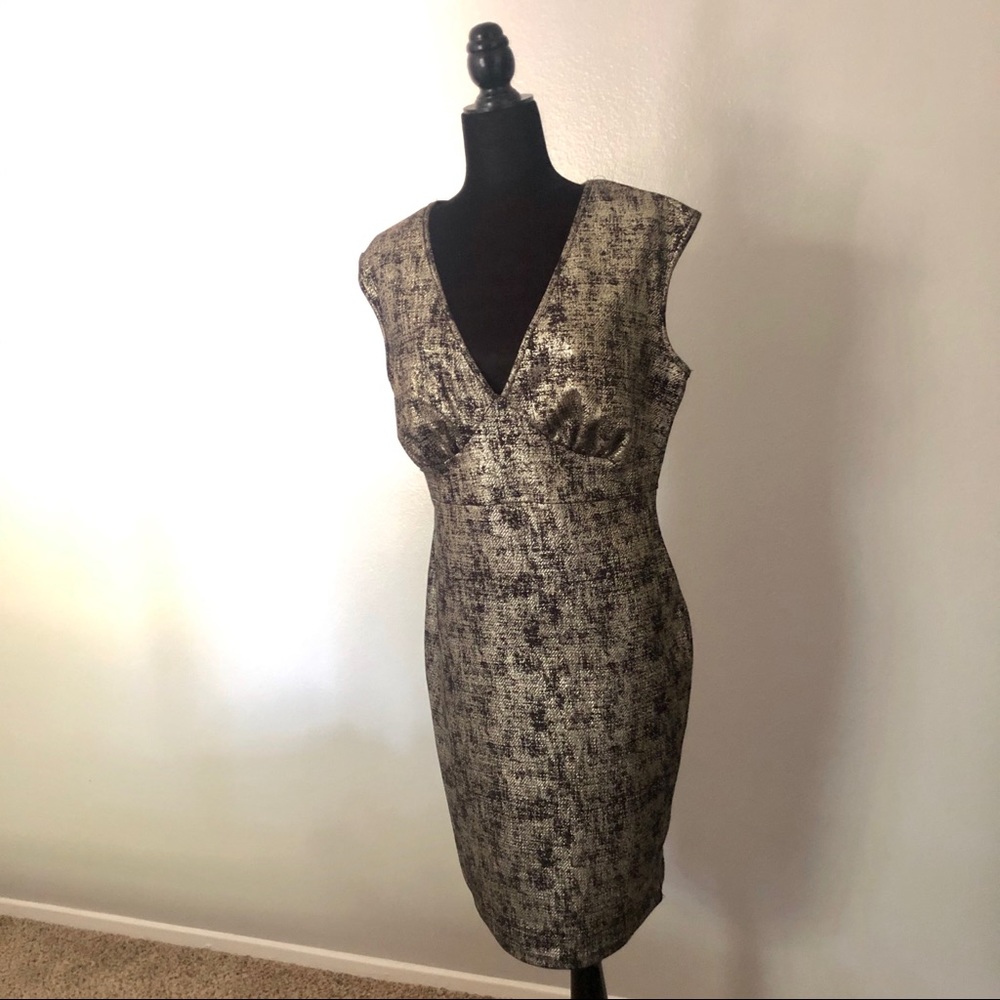Gold and black Forever 21 dress
